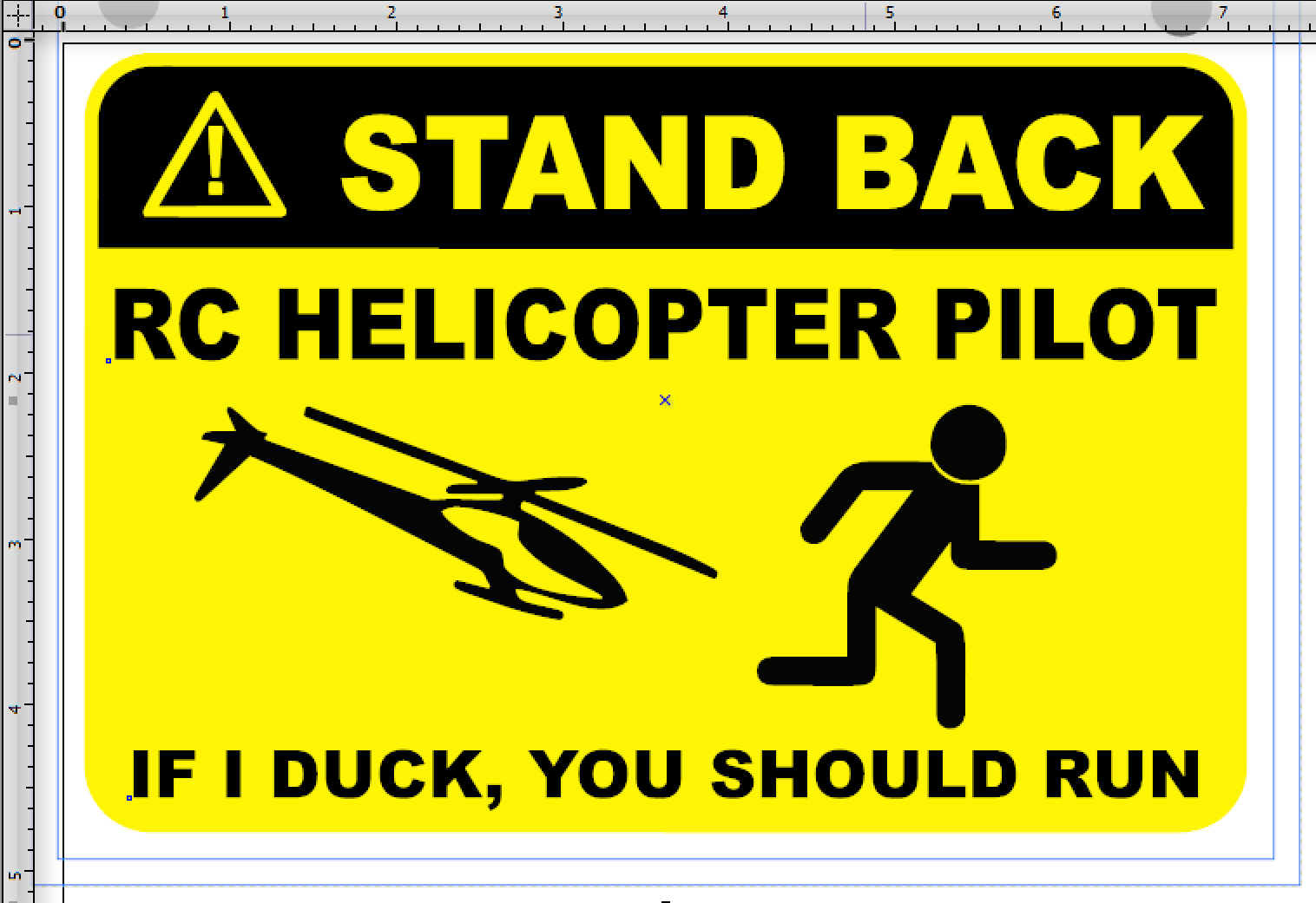 (image for) Stand Back Helicopter